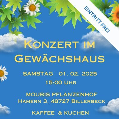 Konzert im Gewächshaus