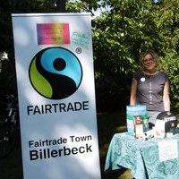 Petra Cassens am Infostand