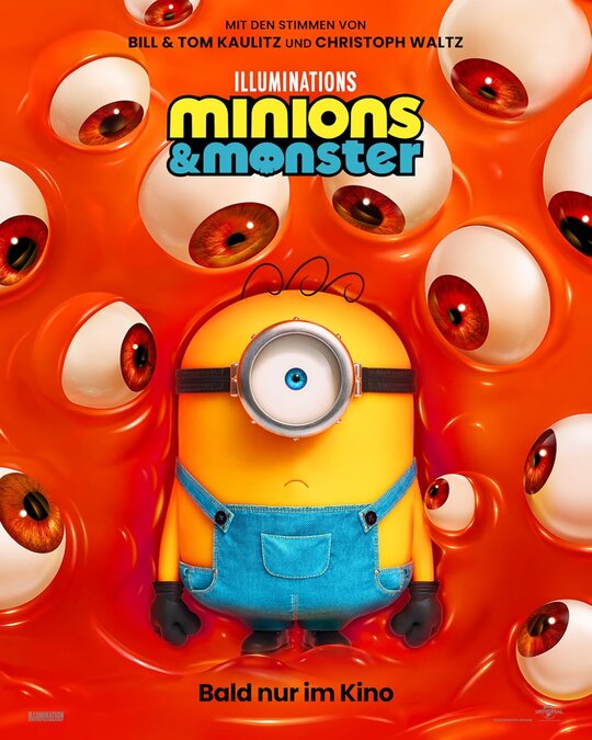 Plakat Minions und Monster