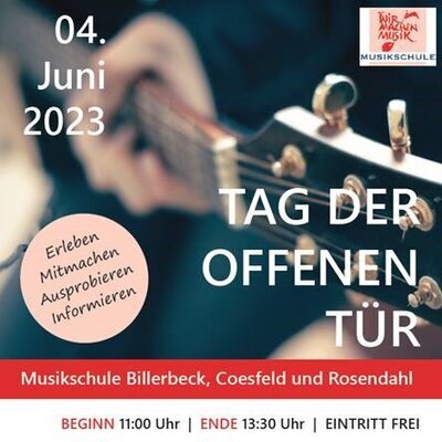 Tag der offenen Tür Musikschule 2023