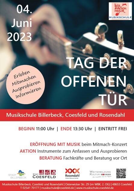 Tag der offenen Tür Musikschule 2023