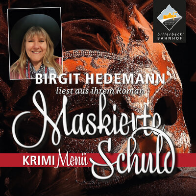 Birgit Hedemann liest aus ihrem Kriminalroman „Maskierte Schuld“