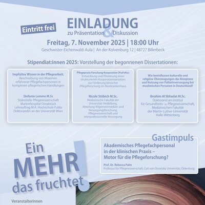 Unser aktuelles Einladungsplakat