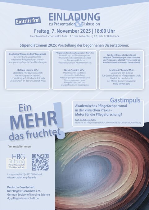 Unser aktuelles Einladungsplakat