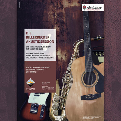 Plakatmotiv der Akustiksession