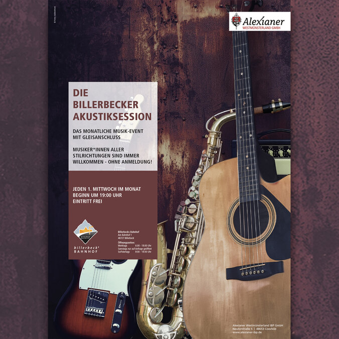 Plakatmotiv der Akustiksession
